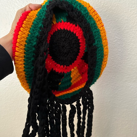 Dreadlock Halloween Theme Party Hat With Knitted Hat - Picture 3 of 4